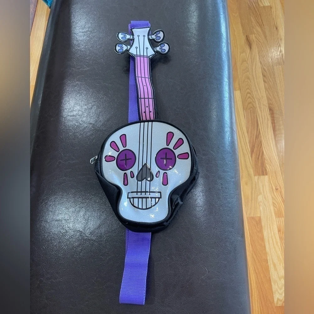 Vampirina Disney Sugar Skull Guitar Crossbody novelty Cosplay Purse